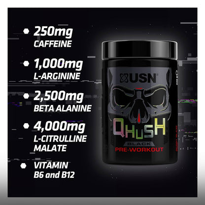 USN Qush Black PWO 220g