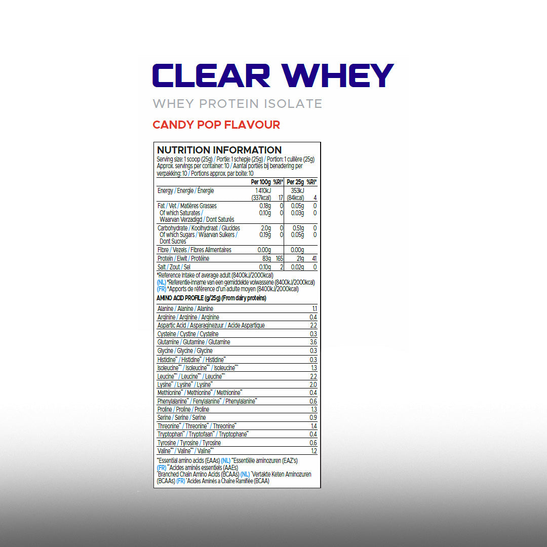 USN 100% Clear ISO Whey 250gr