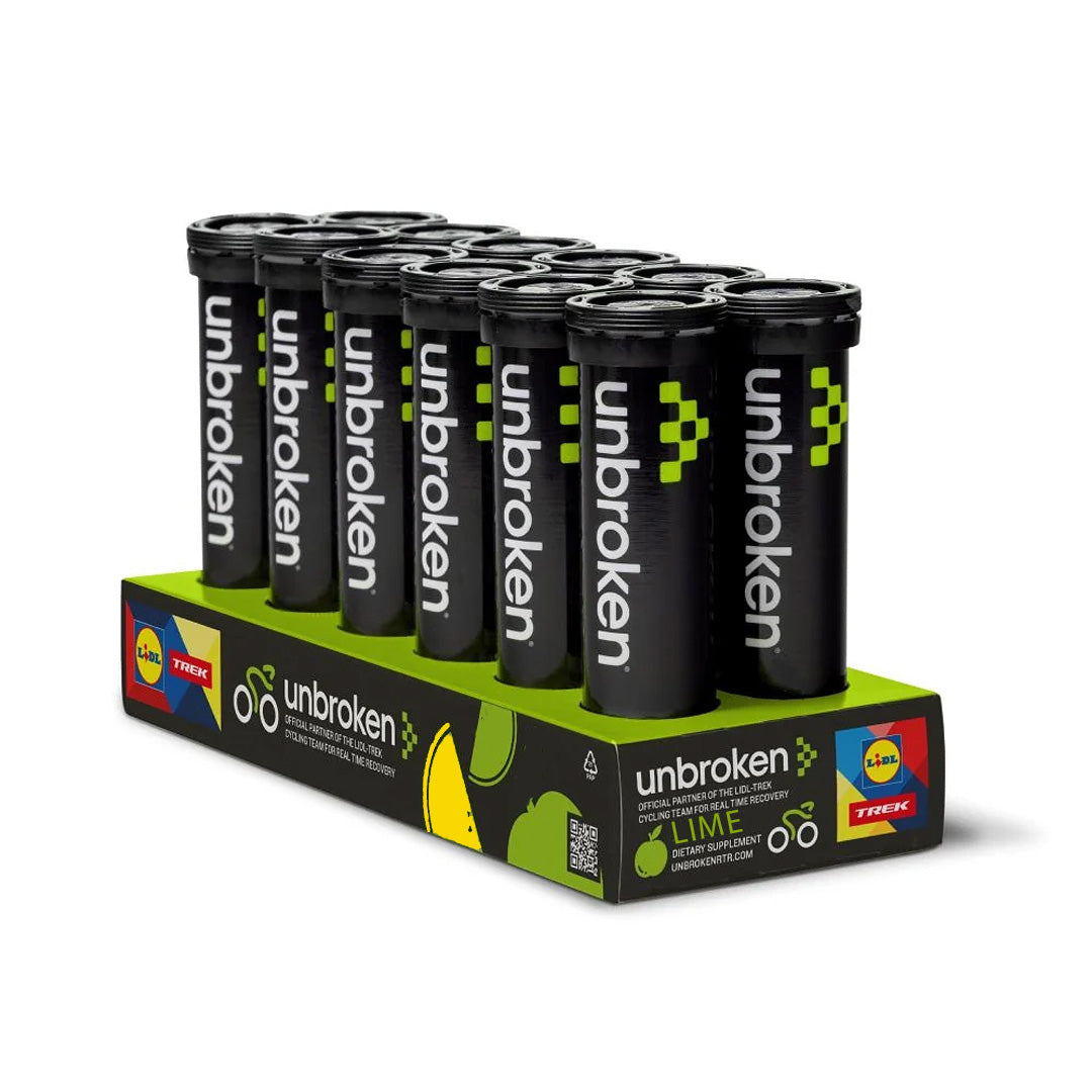 UNBROKEN Citrus Lime Real Time Recovery 12 pack